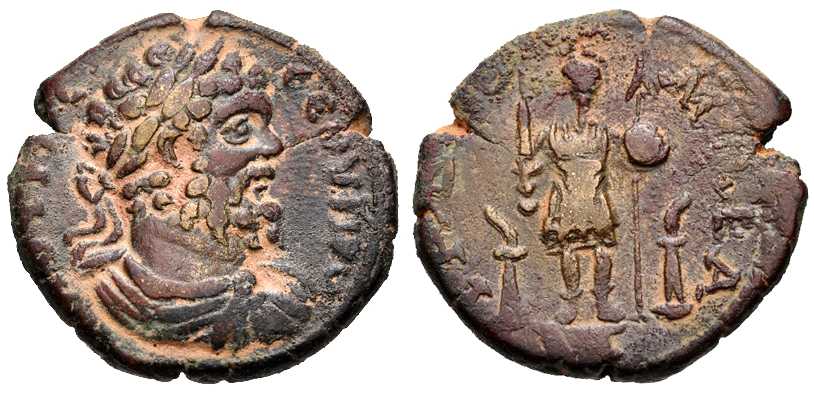 4328 Rabbathmoba Decapolis-Arabia Septimius Severus AE