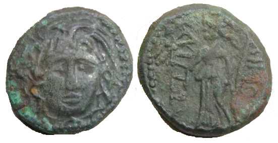 6660 Amphipolis Macedonia Dominium Romanum AE
