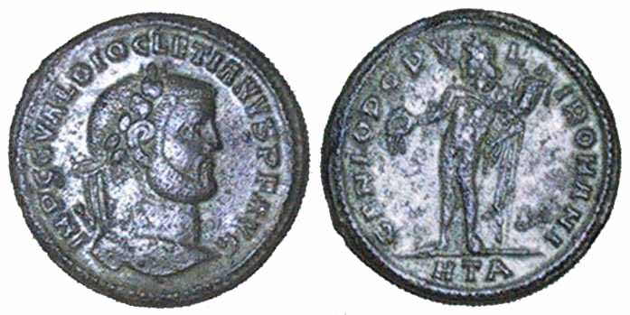 1529 Heraclea Sintica Diocletianus AE