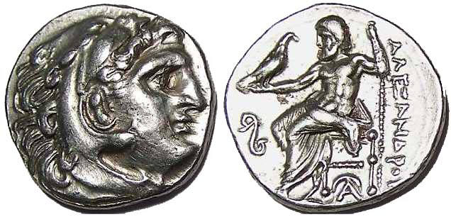 3564 Alexander III Magnus Mysia Lampsacus Drachm AR