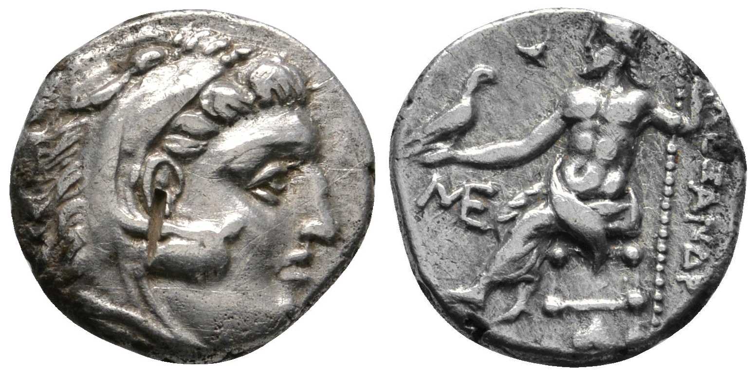 6024 Alexander III Magnus Macedonia Drachm AR
