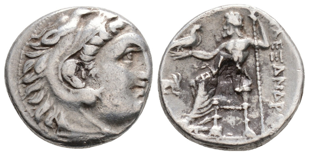 7449 Alexander III Macedonia Moneta Incerta Drachm AR