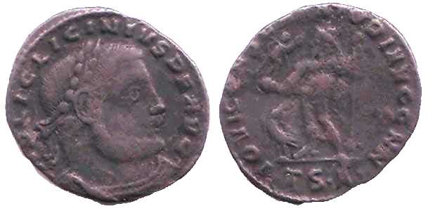 898 Thessalonica Macedonia Licinius I AE
