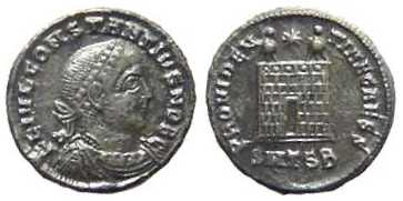 932 Rome Constantius II Thessalonika Follis AE