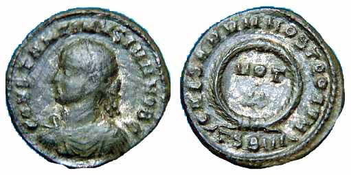 1012 Thessalonica Macedonia Constantinus II AE