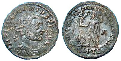 1017 Thessalonica Macedonia Licinius I AE
