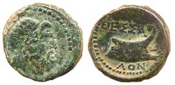 1080 Thessalonica Macedonia Dominium Romanum AE