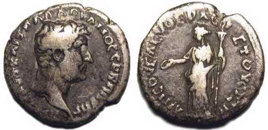 1505 Amisus Pontus Hadrianus Drachm AR