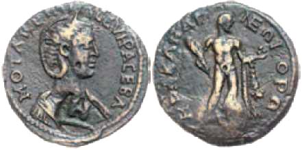 2782 Heraclea Pontica Bithynia Otacilia Severa AE