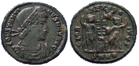 2449 Nicomedia Bithynia Constantinus I AE