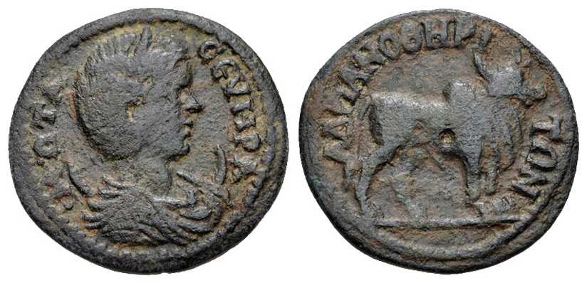 v4399 Hadrianothyrae Mysia Otacilia Severa AE