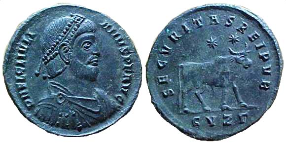 3380 Cyzicus Mysia Iulianus AE