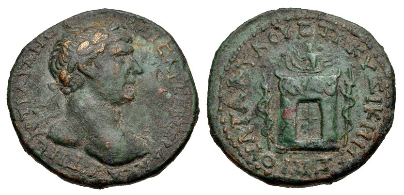 v5651 Cyzicus Mysia Traianus AE
