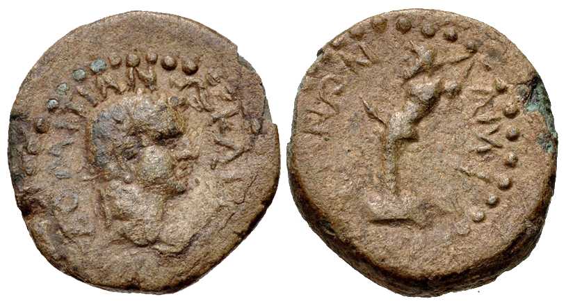 5558 Lampsacus Mysia Domitianus AE