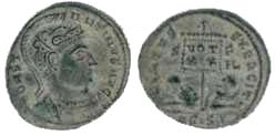 786 Siscia Paeonia (Pannonia) Constantinus I AE