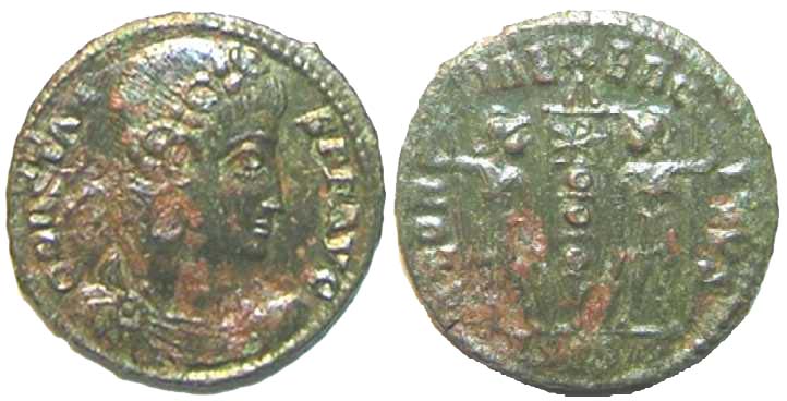 3139 Siscia Paeonia (Pannonia) Constans I AE
