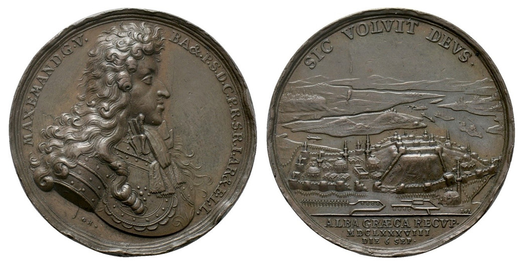 7229 Bayern Maximilian II 1688 Capture of Belgrad Bronze
