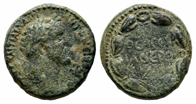 6982 Hieropolis Cyrrhestrica Syria Antoninus Pius AE