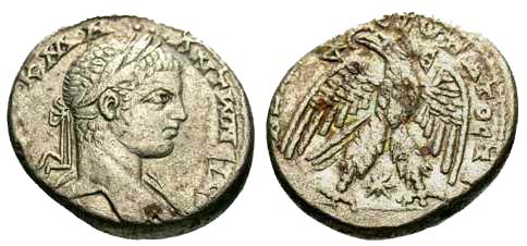 1613 Antiochia ad Orondem Elagabalus Tetradrachm AR
