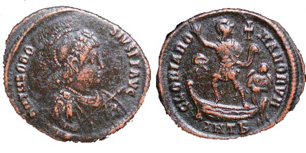 3769 Antiochia Syria Theodosius I AE