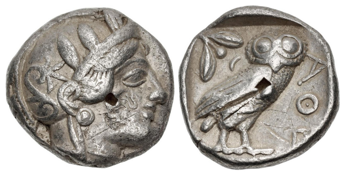 v5909 Athena Tetradrachm AR