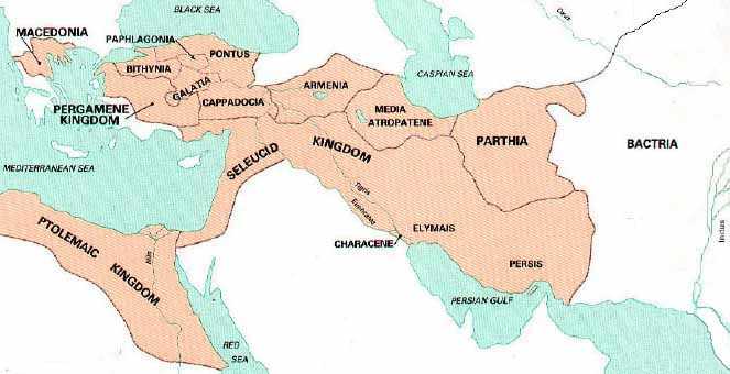 323-168 BC Hellenistic Kingdoms