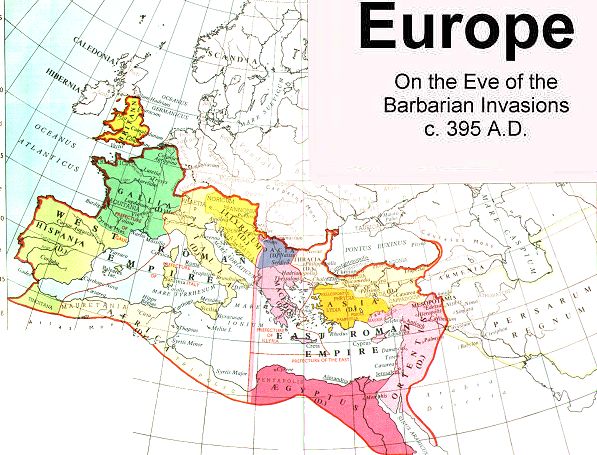 395 AD Europe