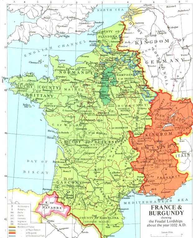 1032 AD France
