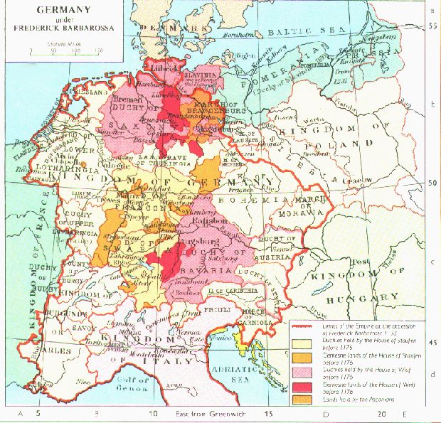 1190 Germany under Friedrich I Barbarossa