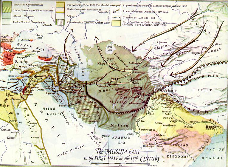 1200-1250 AD The Muslim East