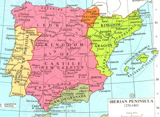 1270-1492 AD Iberian Peninsula