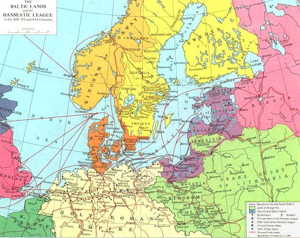 1300-1700 AD Hanseatic League