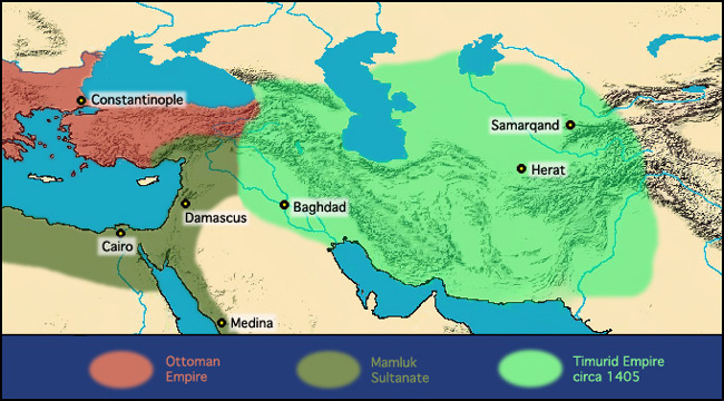 1405 AD Timurid Empire