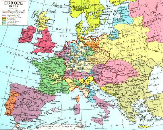 1519 AD Europe